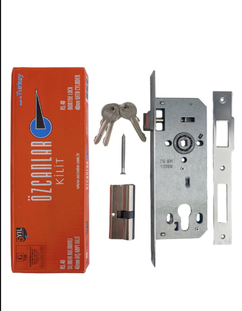 ÖZCANLAR SİLİNDİRLİ KİLİT 40MM OVAL