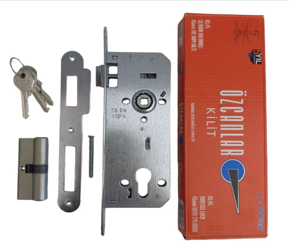 ÖZCANLAR SİLİNDİRLİ KİLİT 45MM OVAL